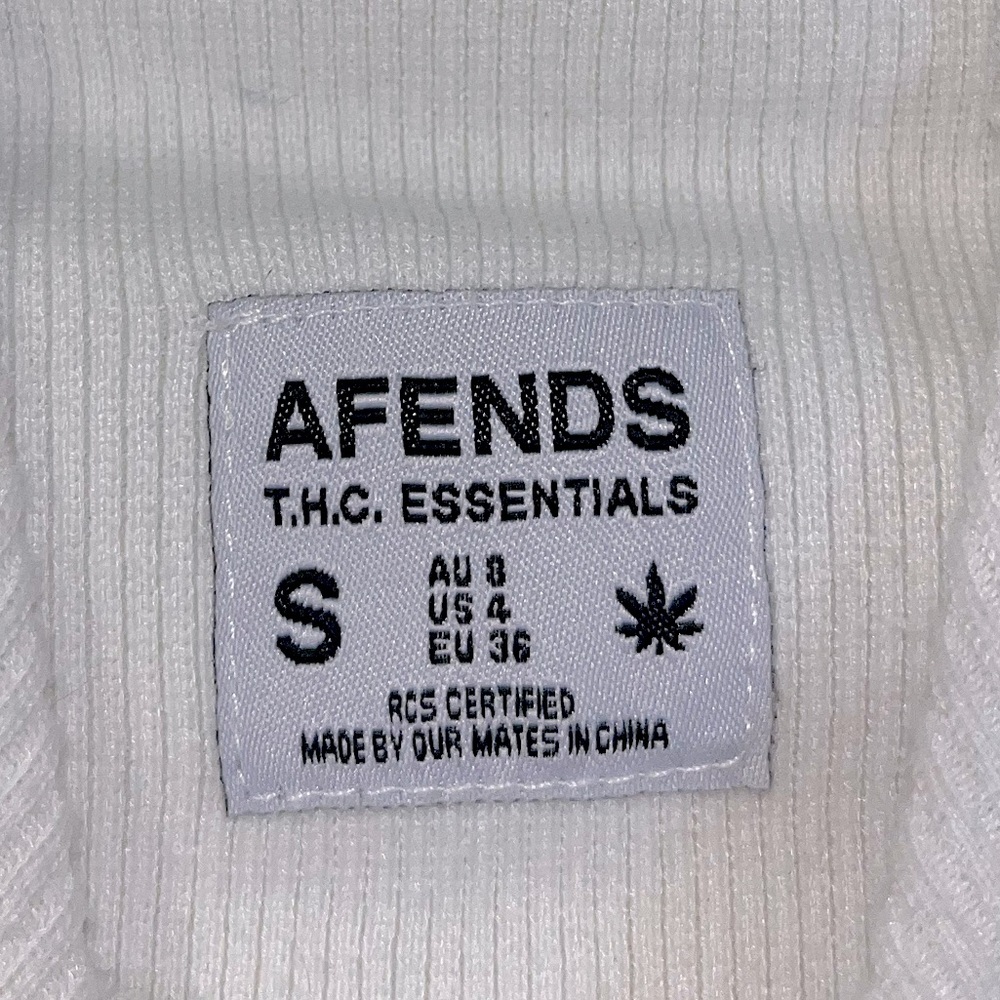 AFENDS Iconic Long-Sleeve Ribbed Top - Picture 3 of 5